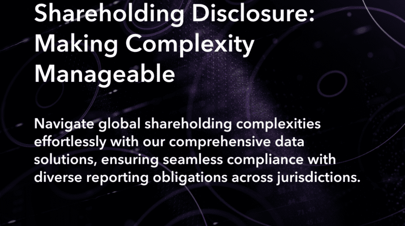 Shareholding disclosure: Making complexity manageable | Insights