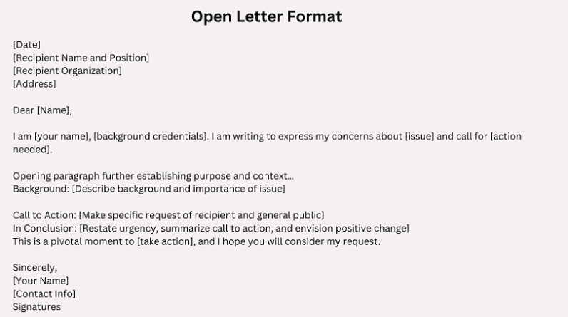 How to Write an Open Letter & Format Effectively