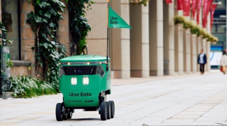Uber Eats is launching a delivery service with Cartken's sidewalk robots in Japan