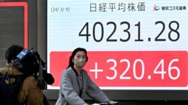 Japan Nikkei 225 index breaks 40000 for first time
