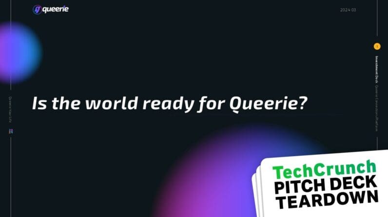 Pitch Deck Teardown: Queerie's $300K pre-seed deck