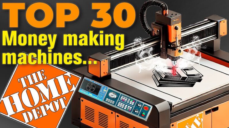 30 Business Machines You Can Buy at HOME DEPOT to Make Money |Best mini manufacturing business ideas