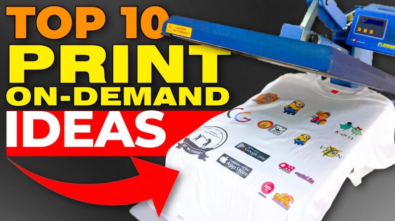 How to turn print-on-demand into passive income? 10 Brilliant Ideas